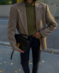 Check blazer