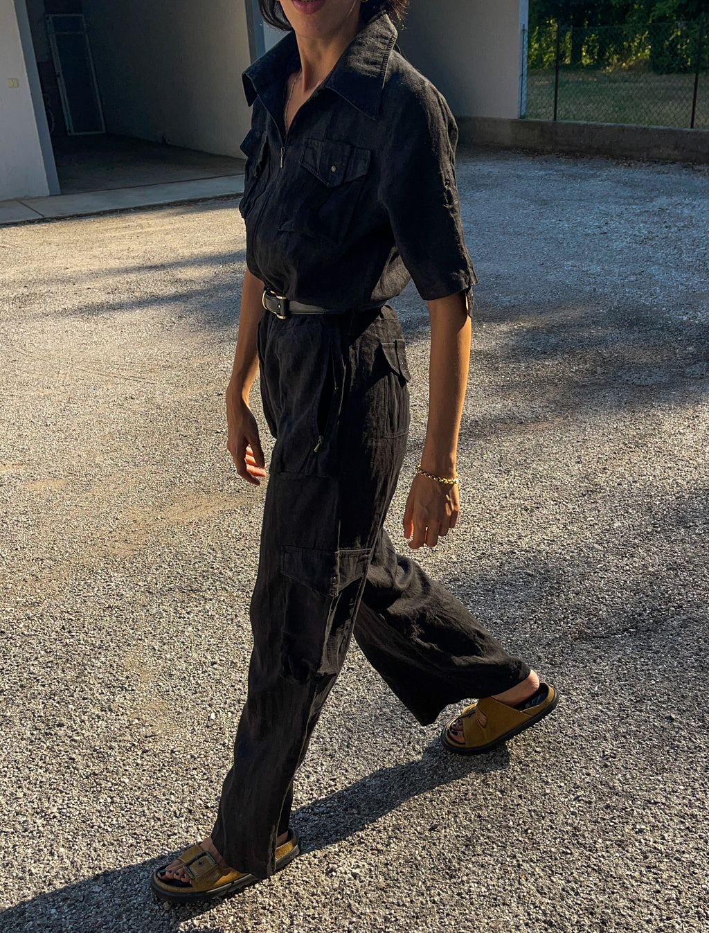 Alysi linen boilersuit