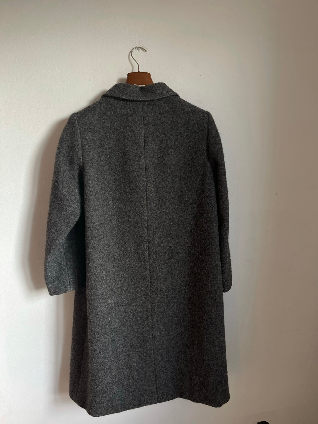 Grey wool coat