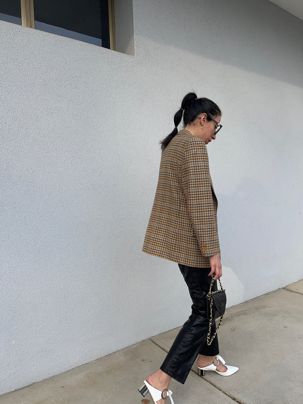 Check blazer