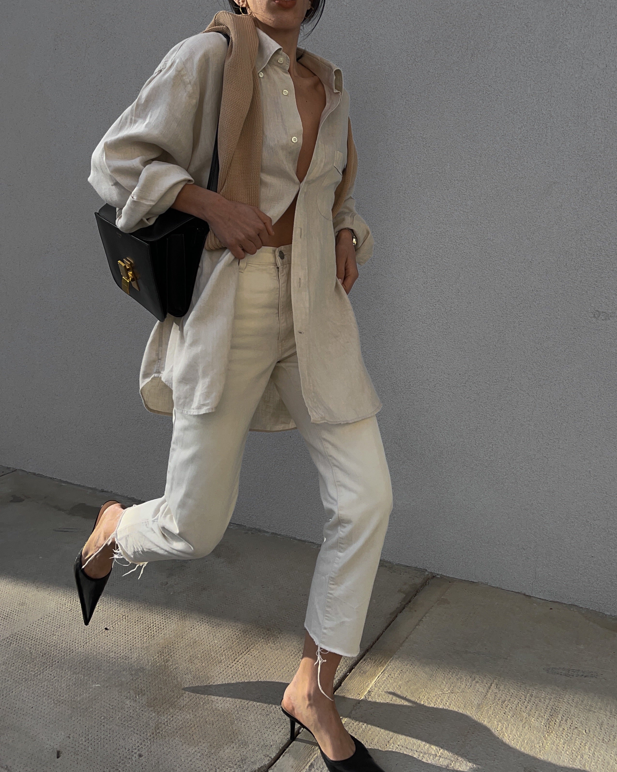 100 linen button down shirt