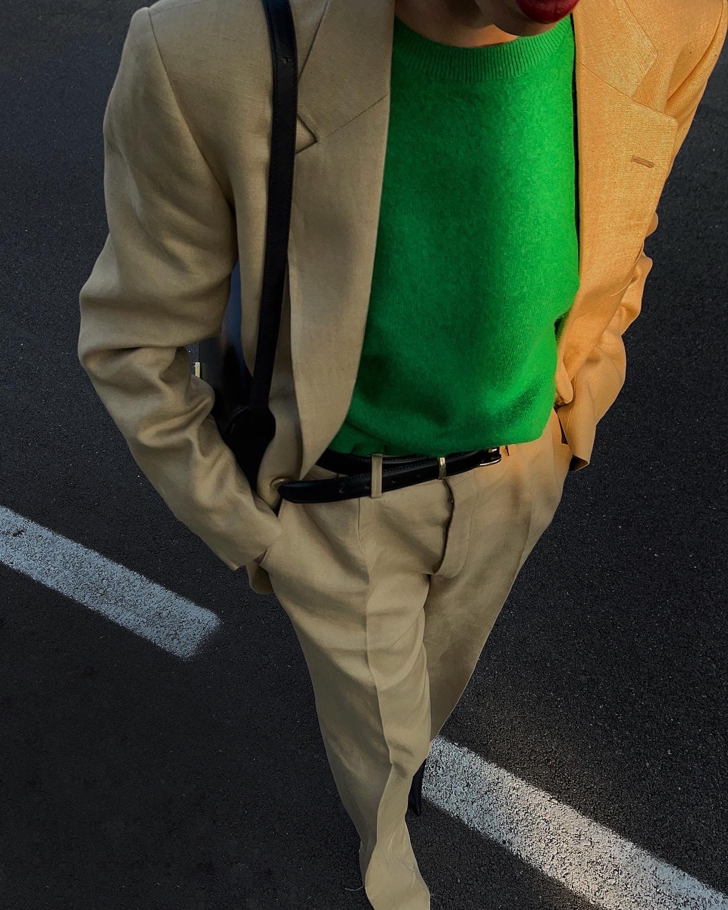Linen suit