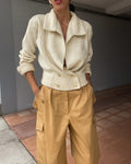 Thick wool cardigan