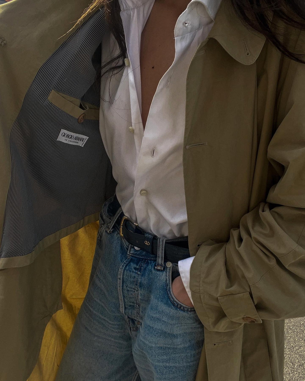 Giorgio OVERSIZE Armani trench