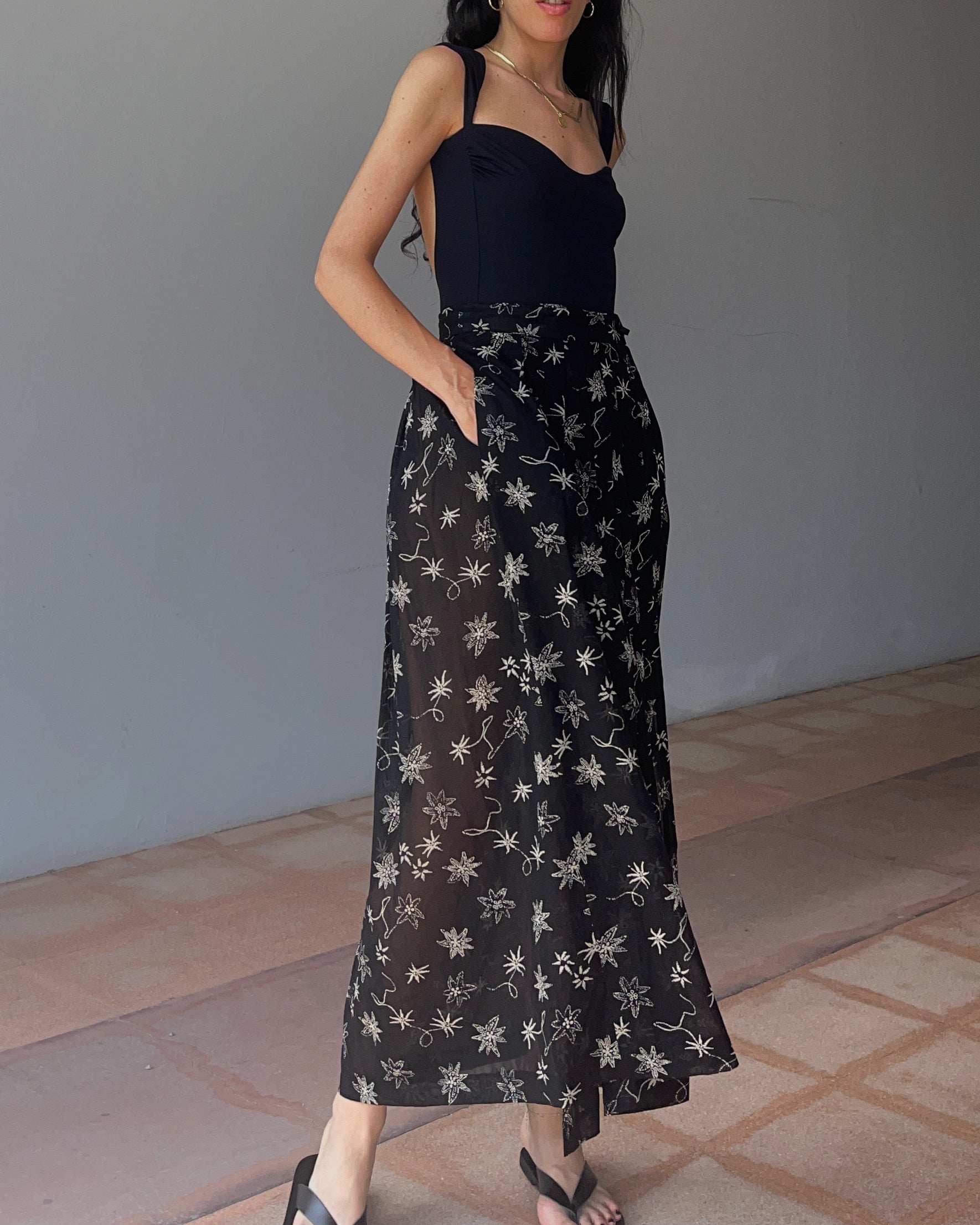Midi skirt 100 cotton