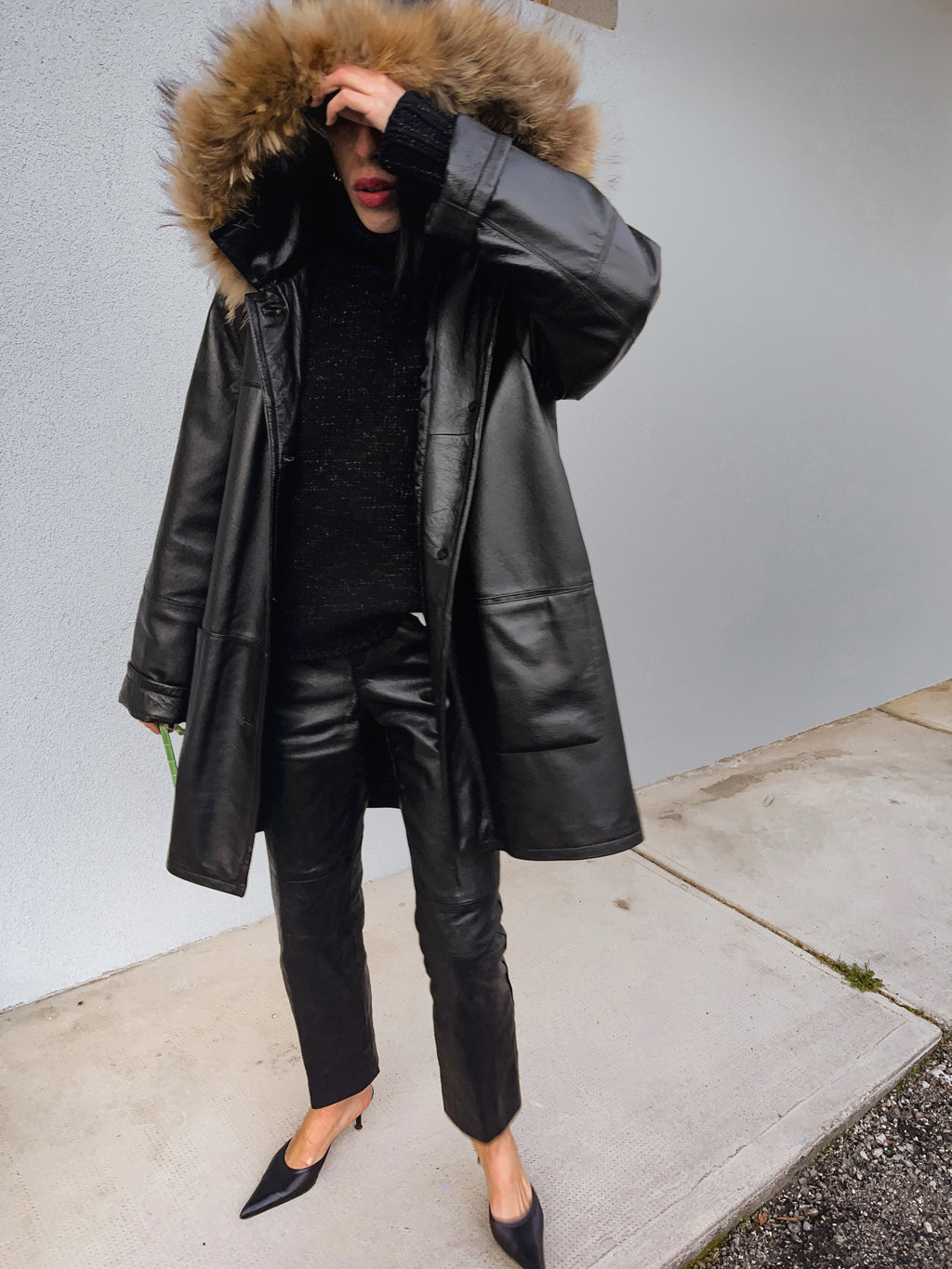 Parka pelle