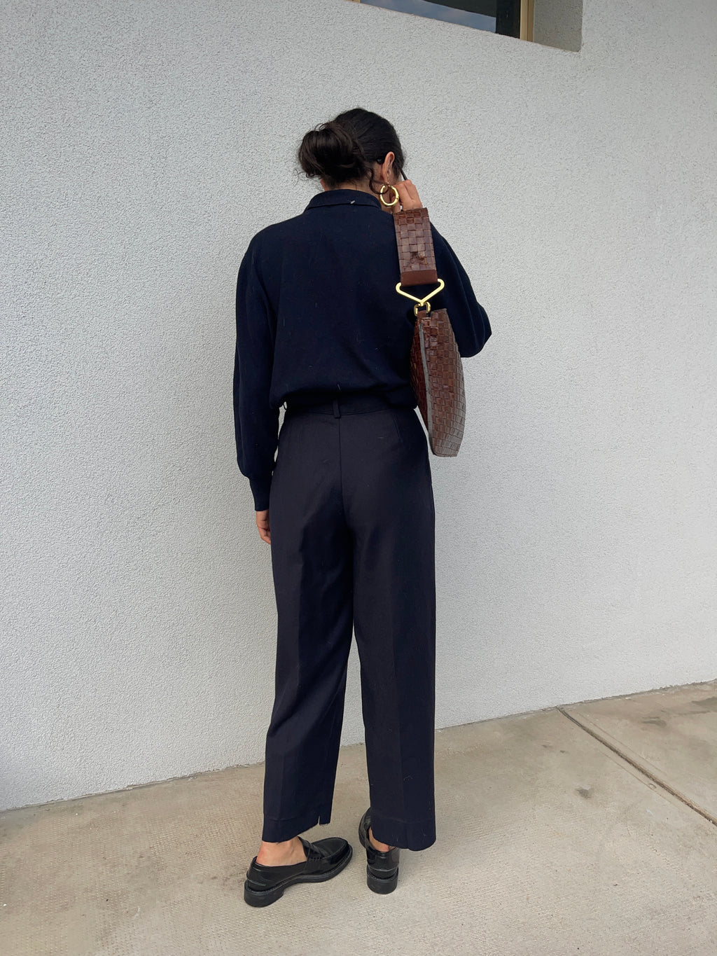 100 wool Blue pants