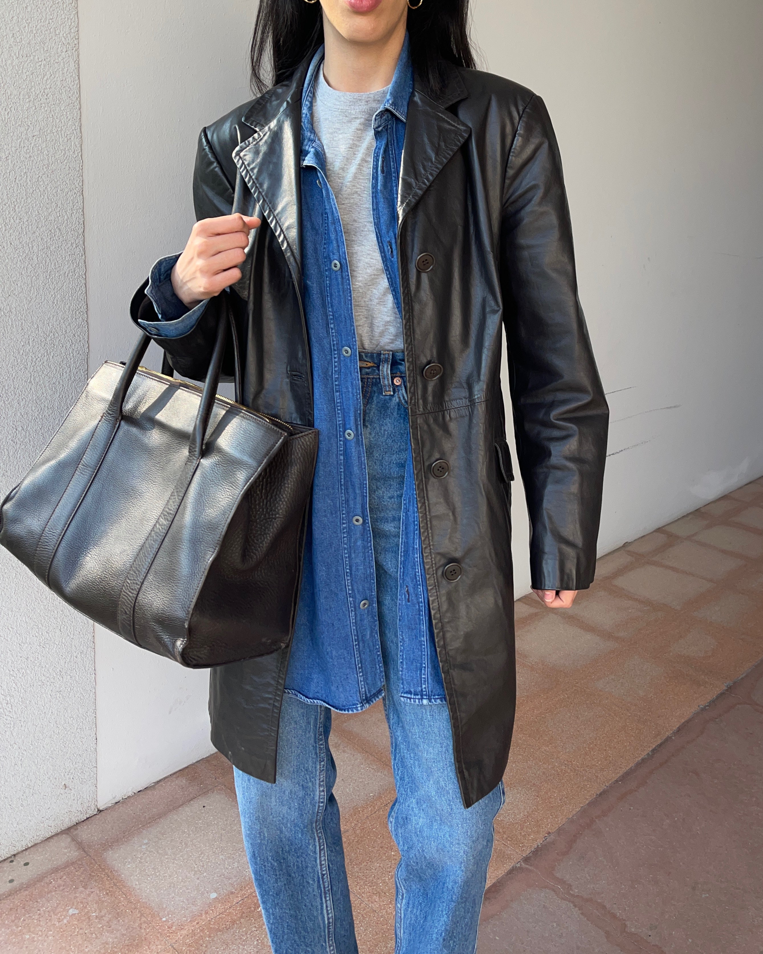 Leather jacket