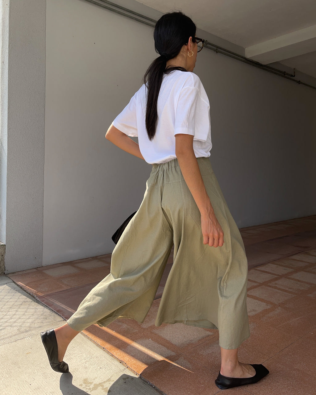 100 linen gonna-pantalone