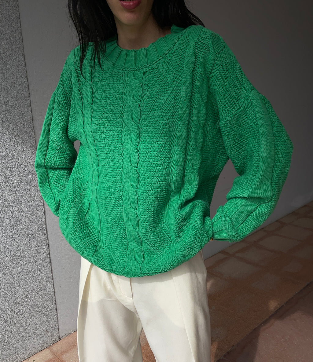 Green jumper
