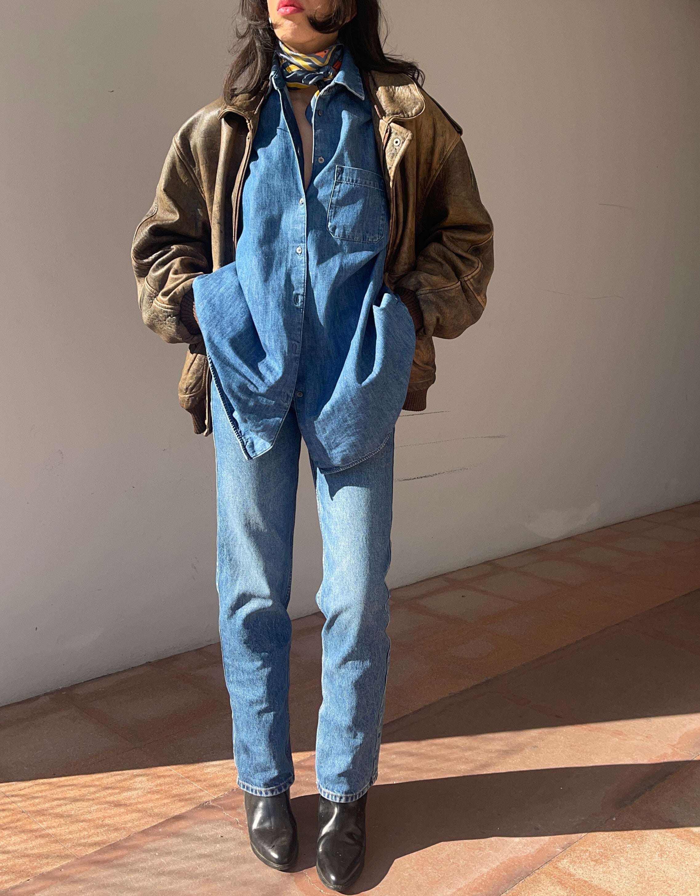 weekend maxmara denim shirt