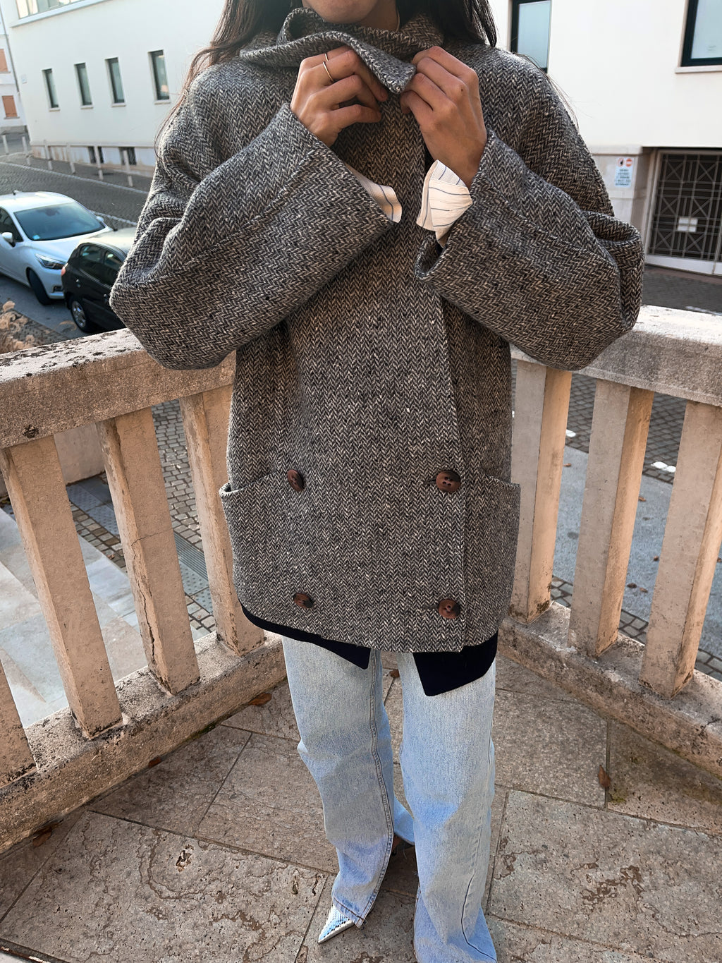 Grey sale e pepe caban