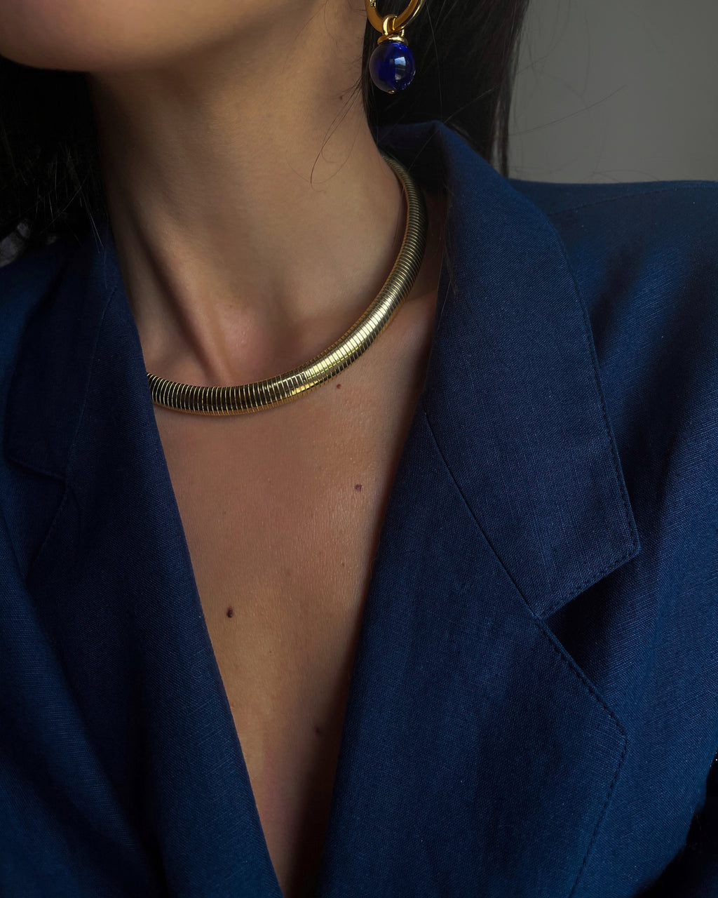 Collana snake goldtone