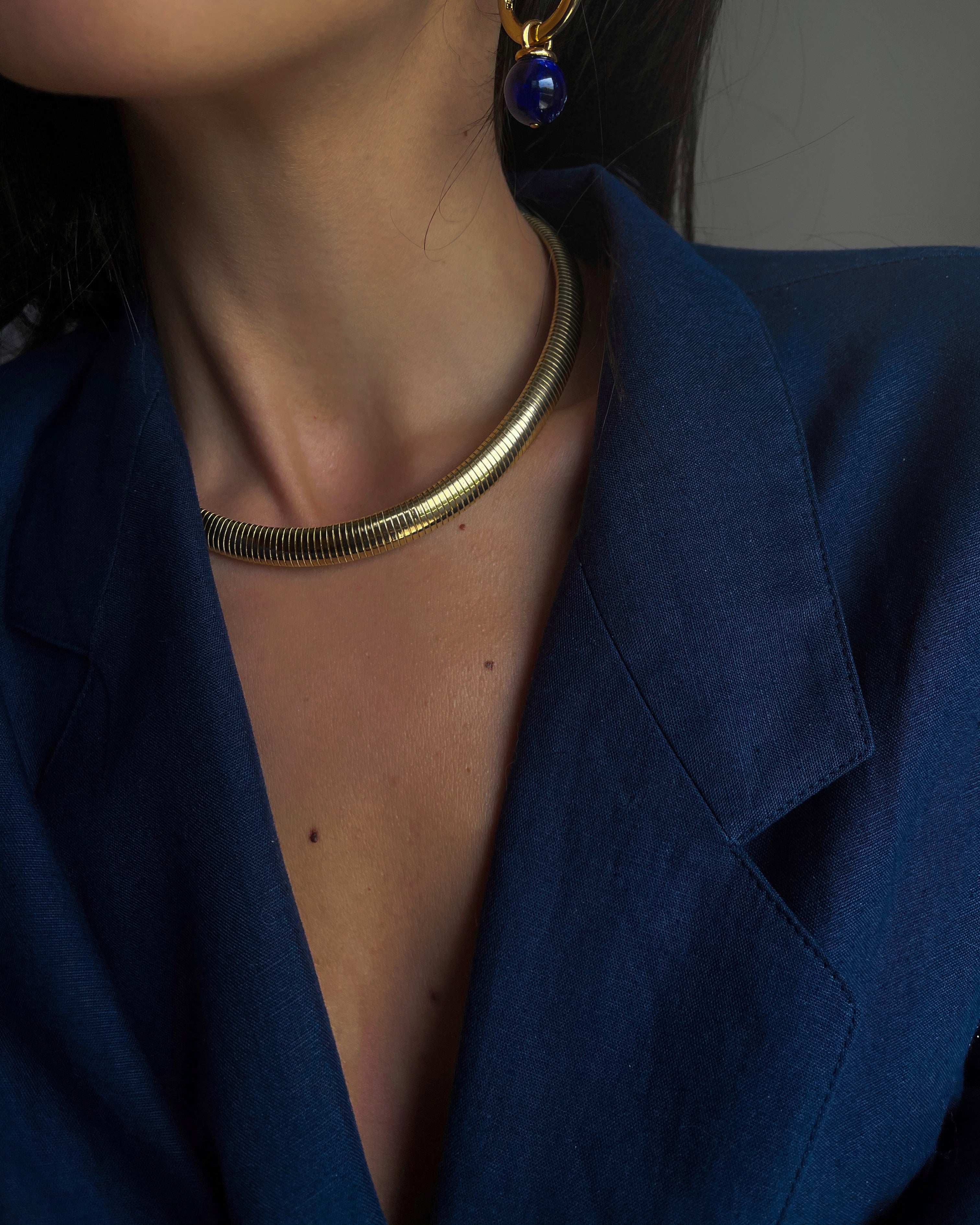 Collana snake goldtone