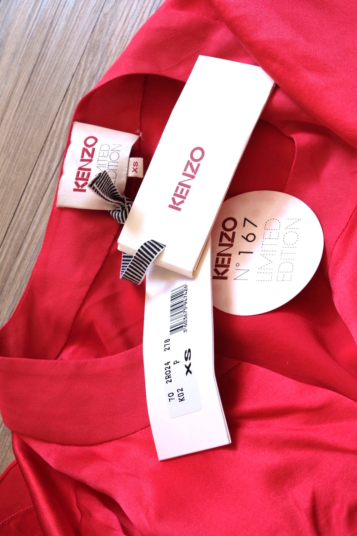 KENZO 100 silk dress