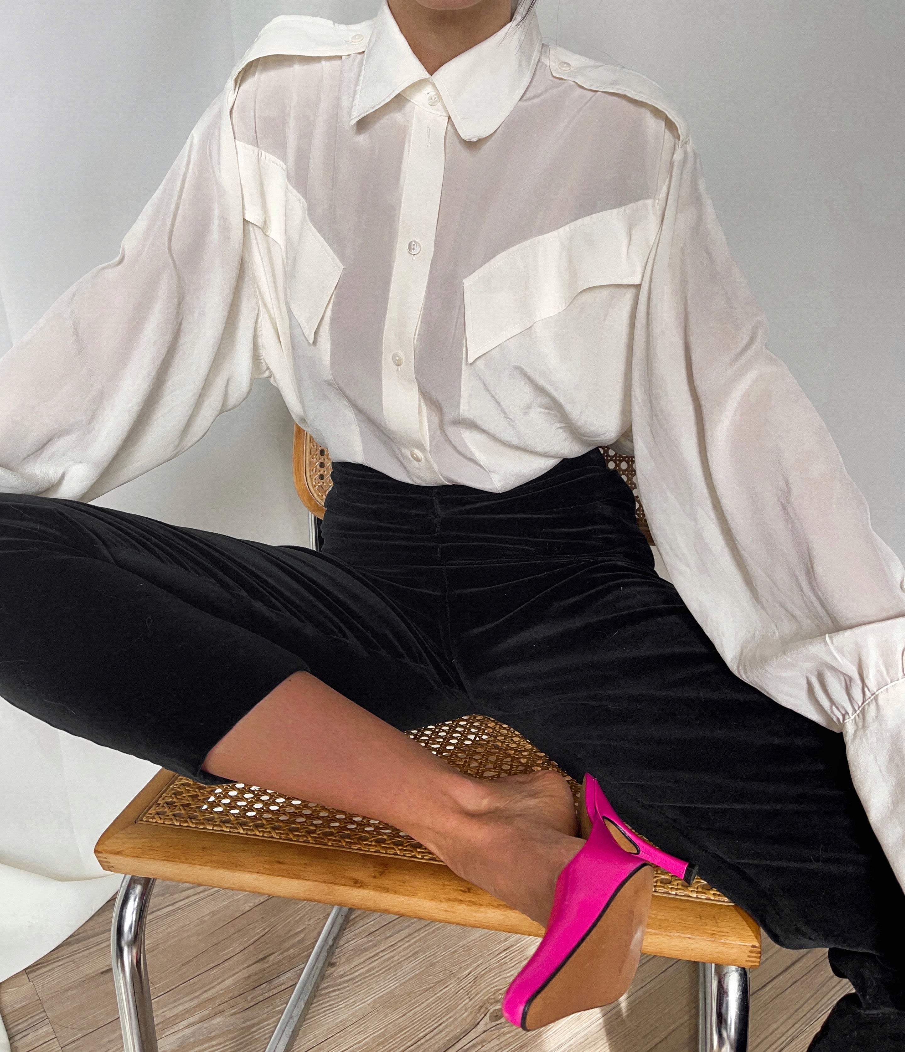 Pure Silk button down shirt
