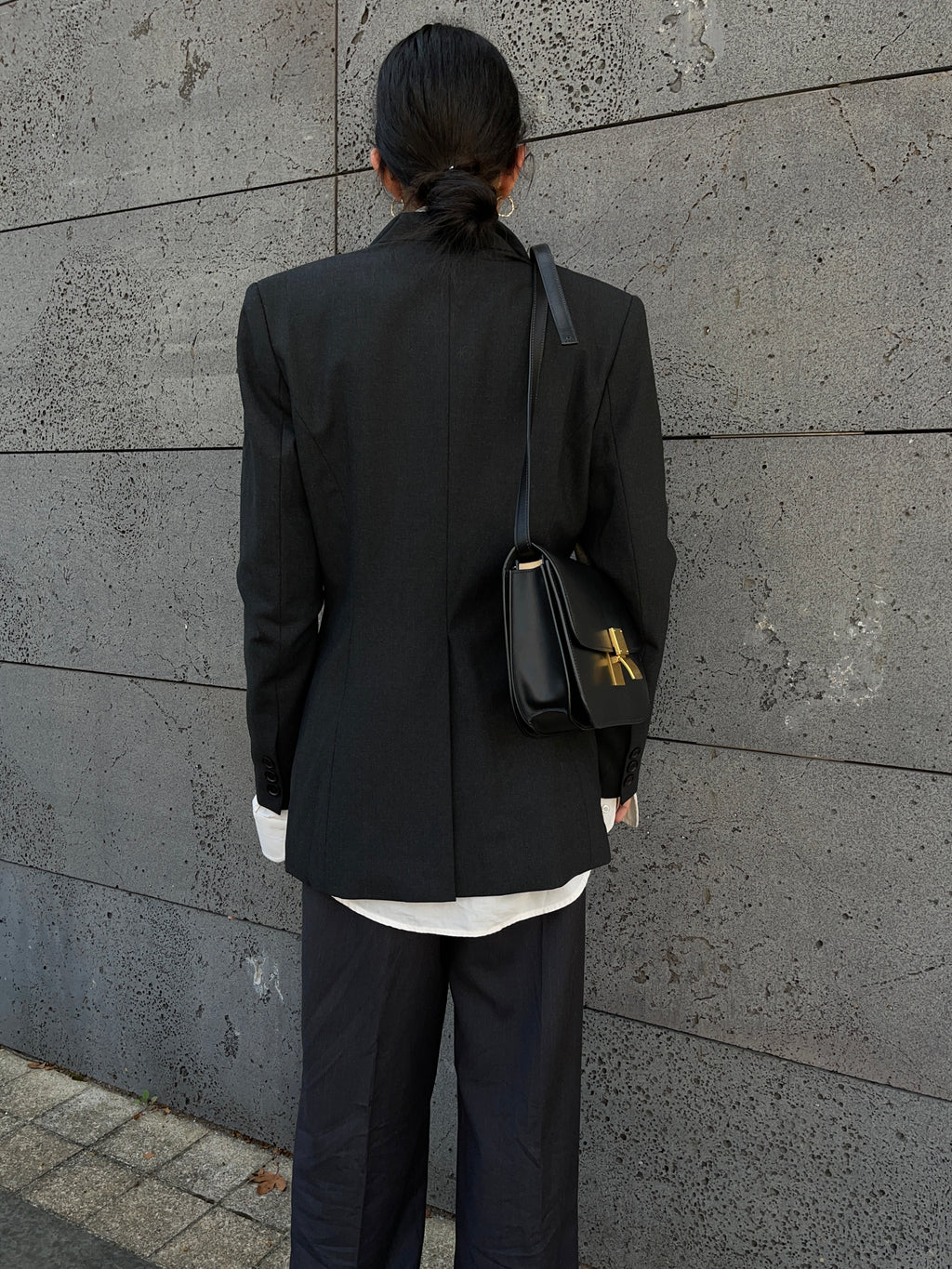 wool blend blazer
