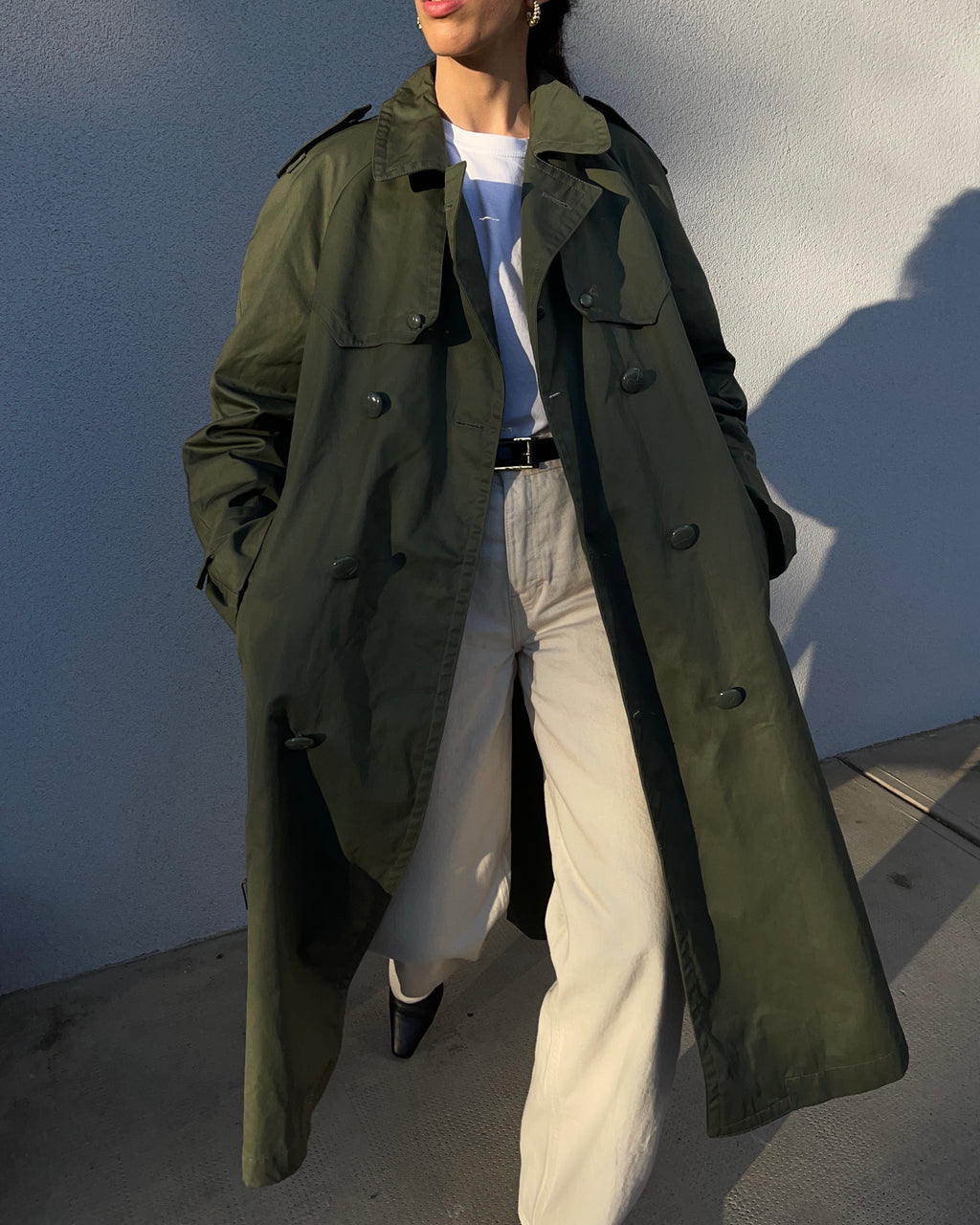 Trench green military