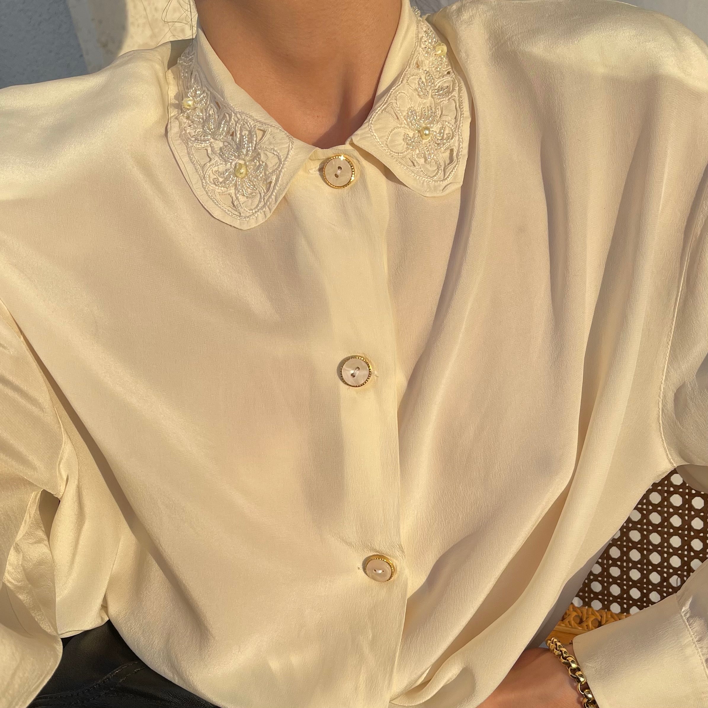 100% silk shirt