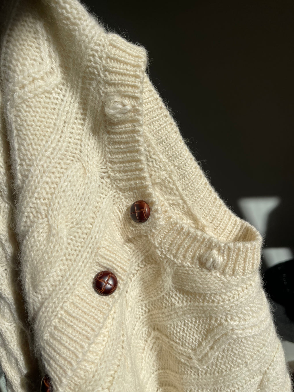 100 wool cardigan