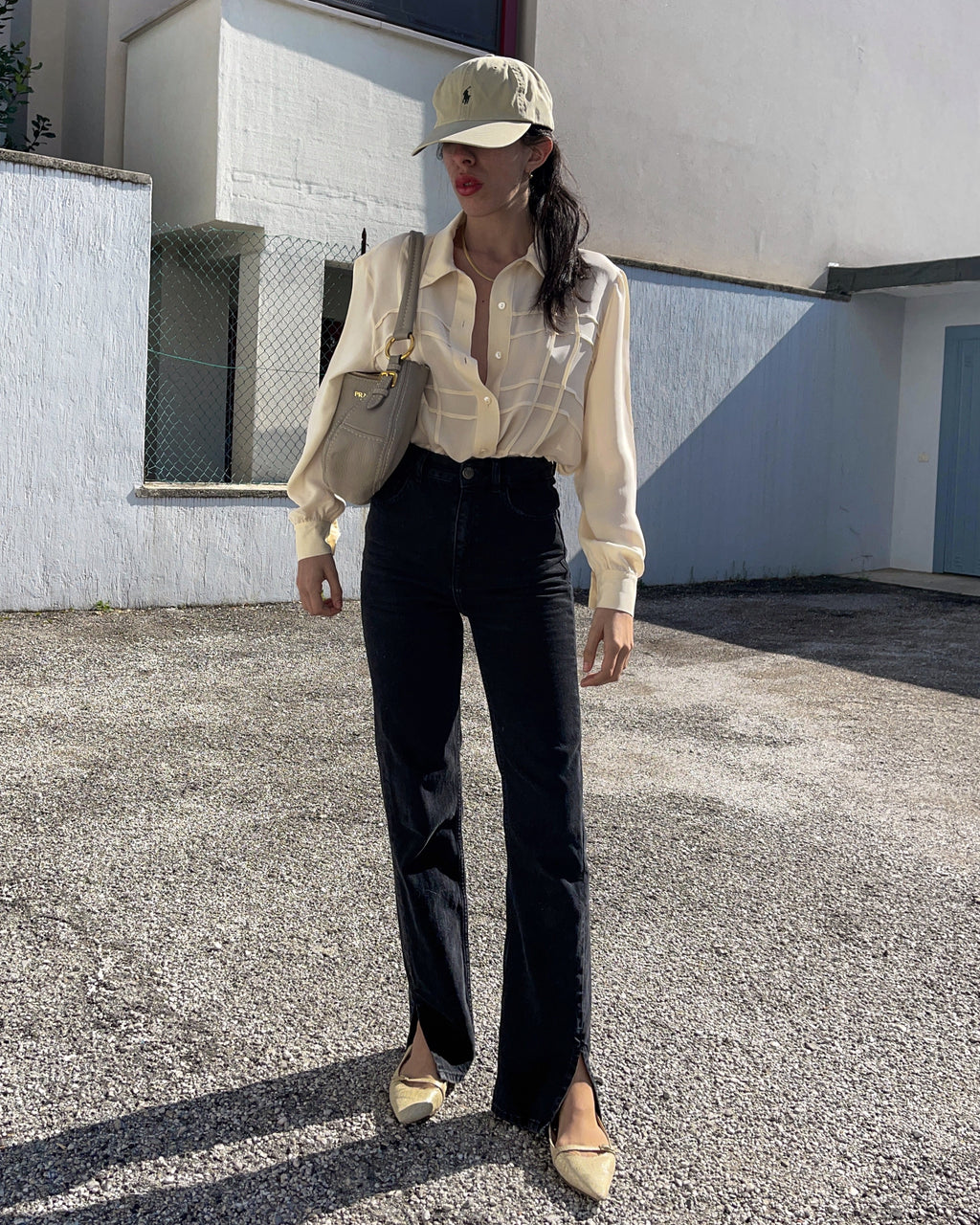100% silk button down shirt