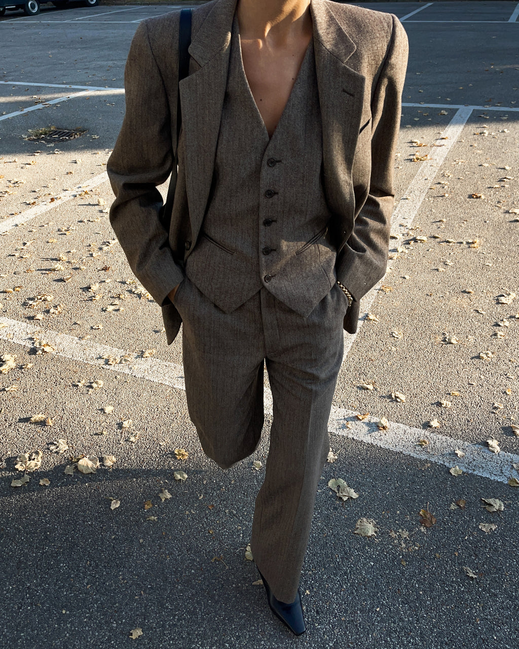 3 pieces wool suit