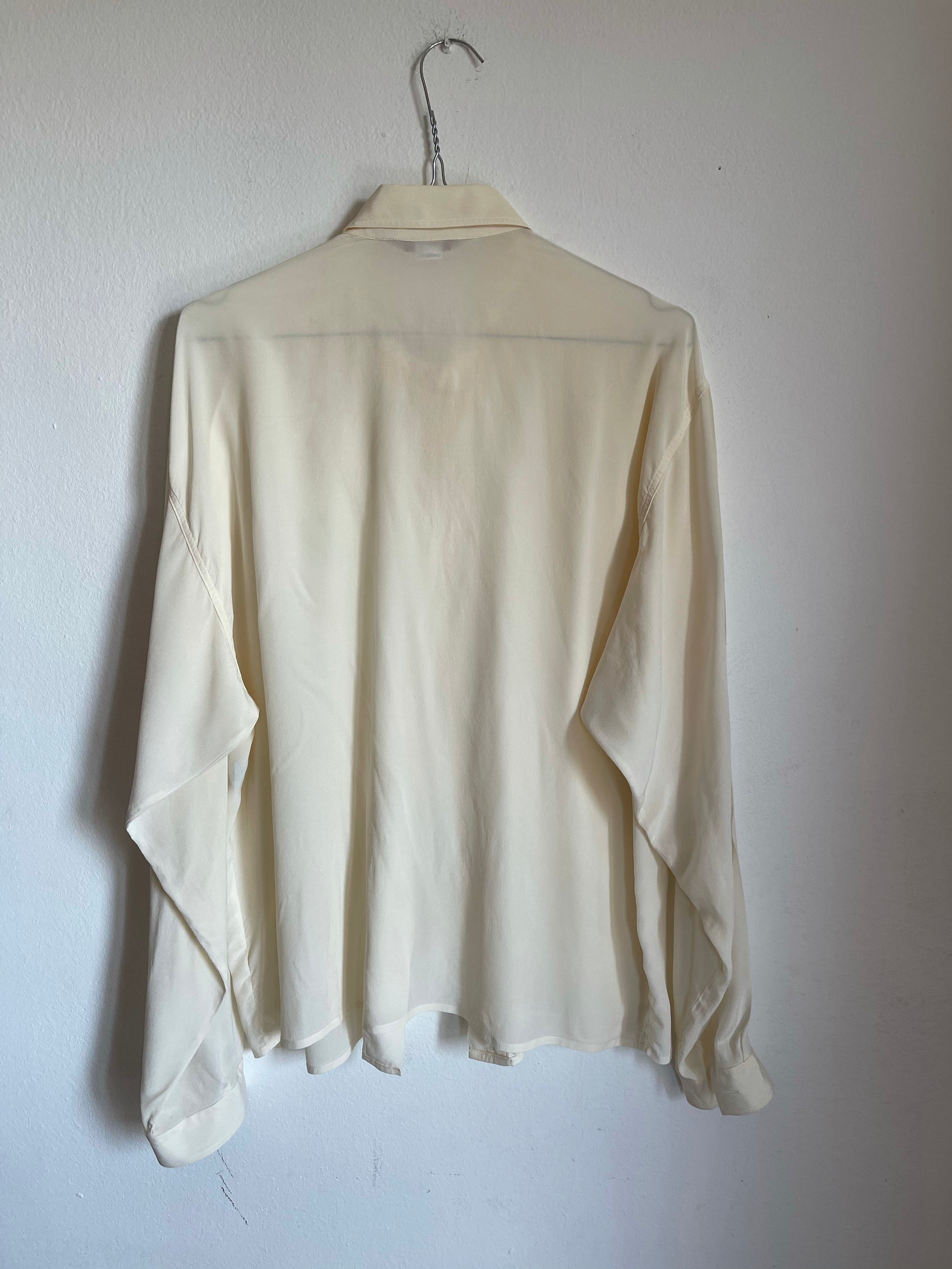 Oversize shirt 100% silk