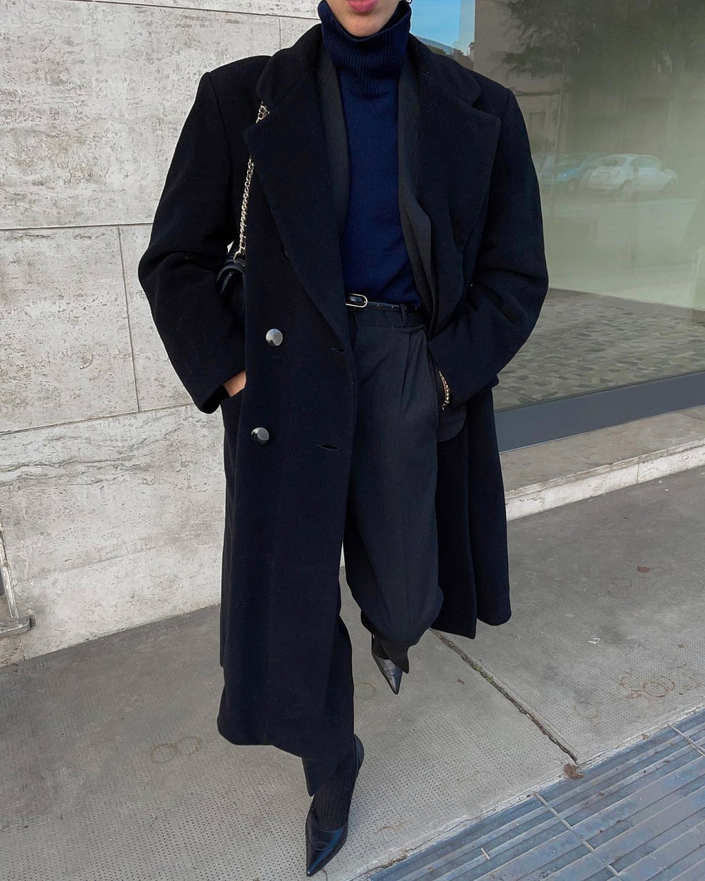 Black coat