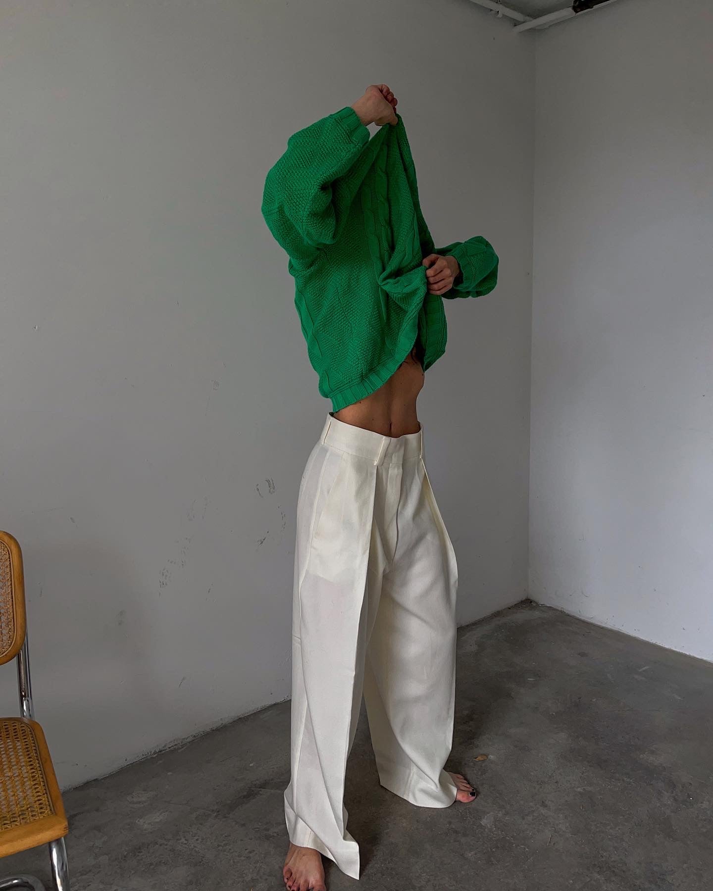 Green jumper