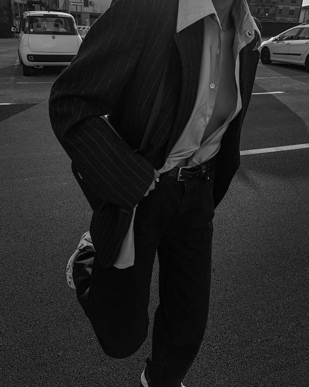Pinstripe blazer