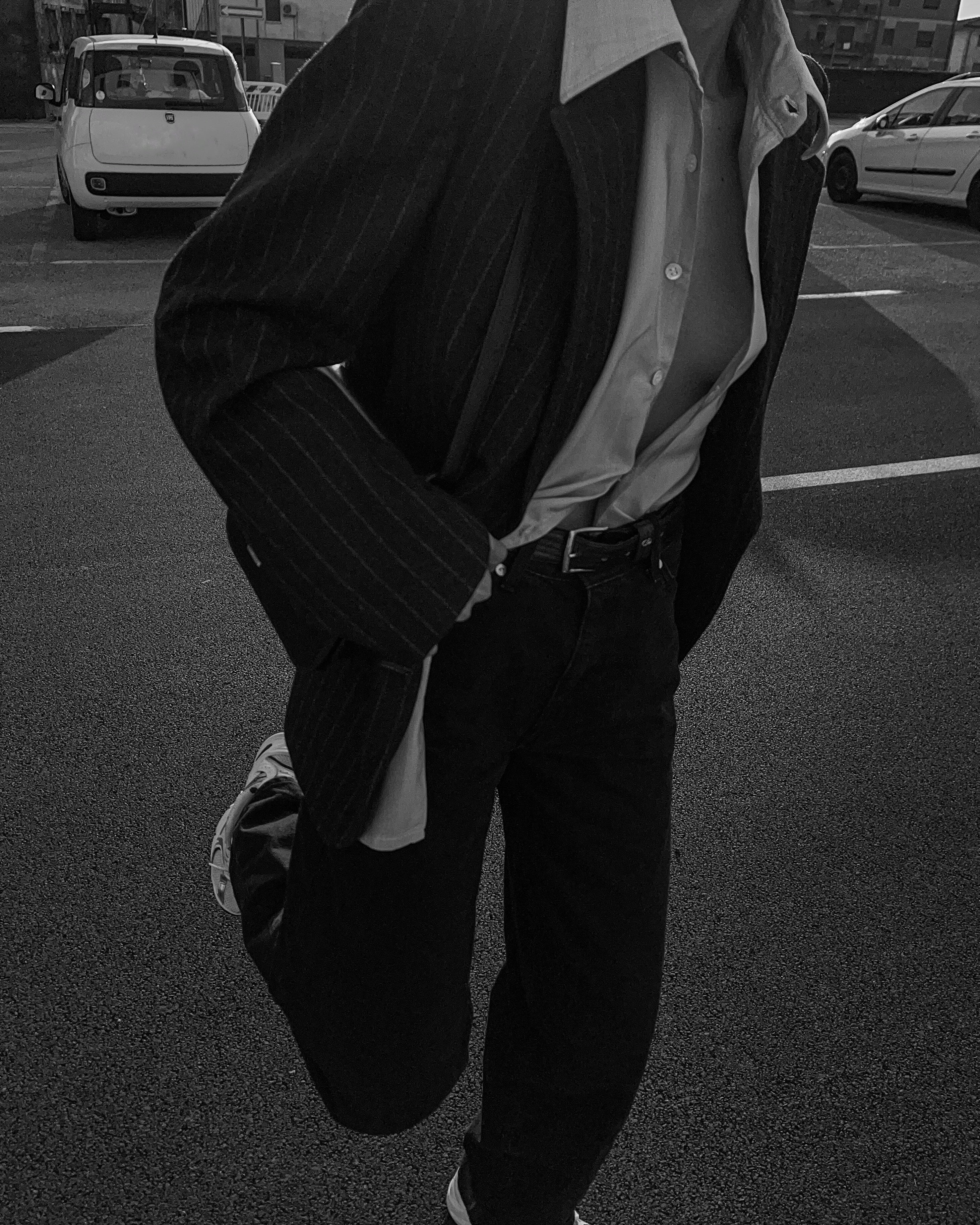 Pinstripe blazer