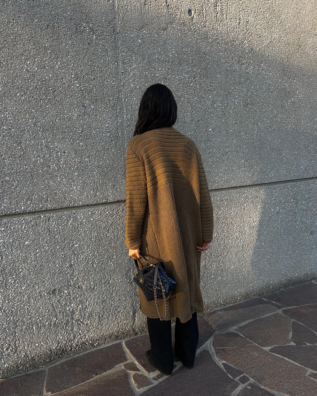 100 wool cardigan/ coat