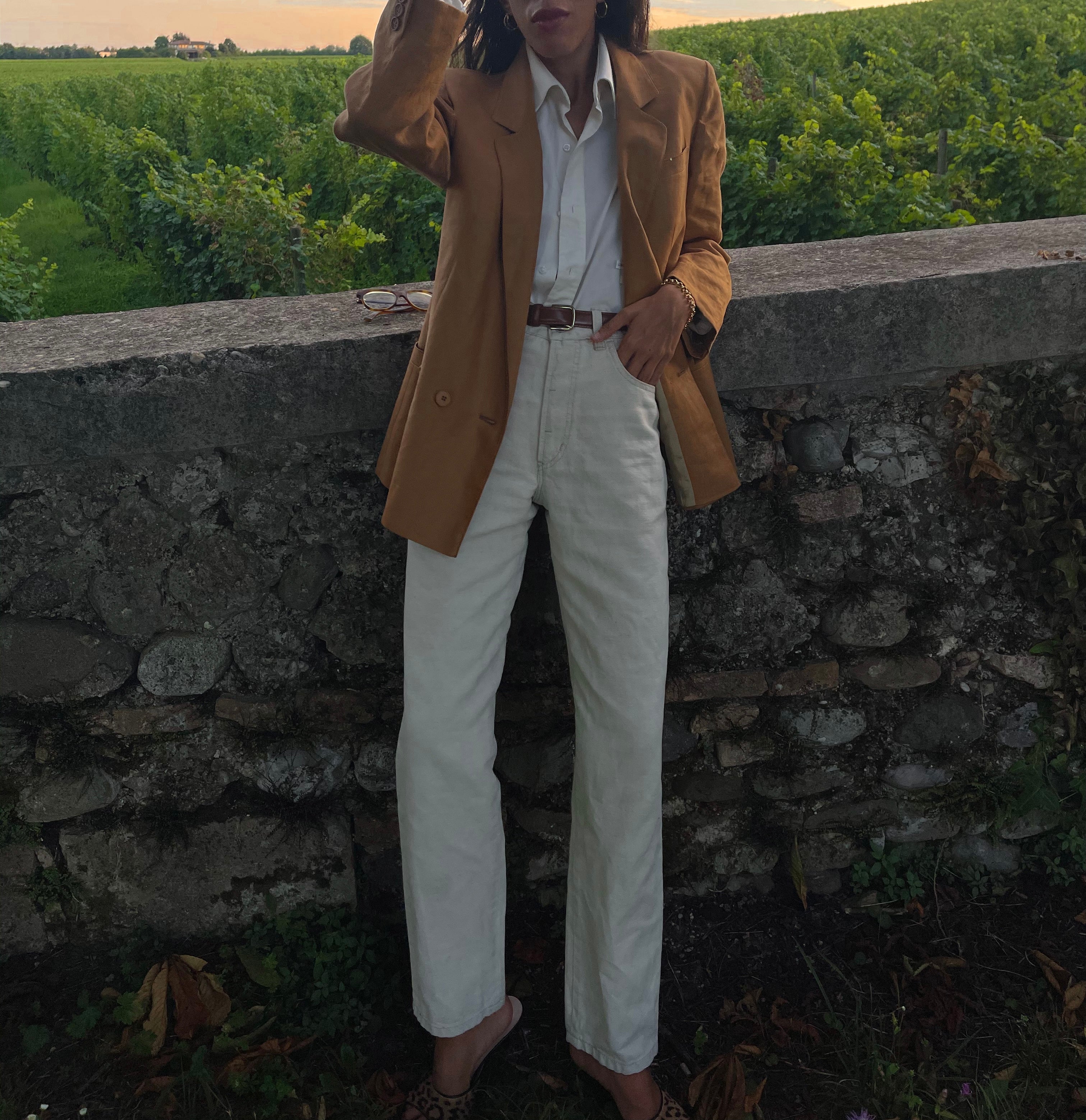 Camel blazer