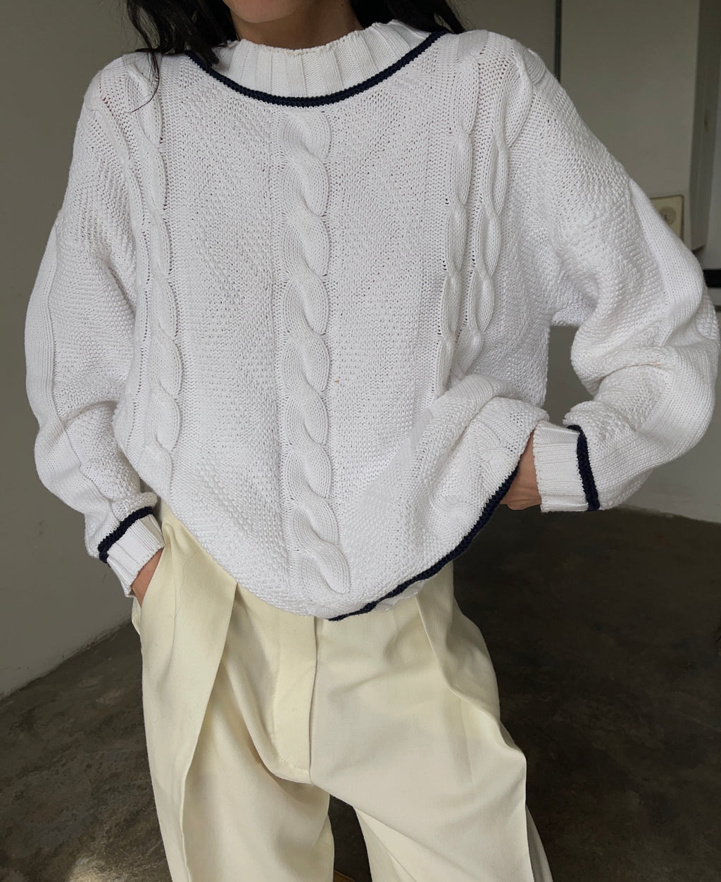 White jumper