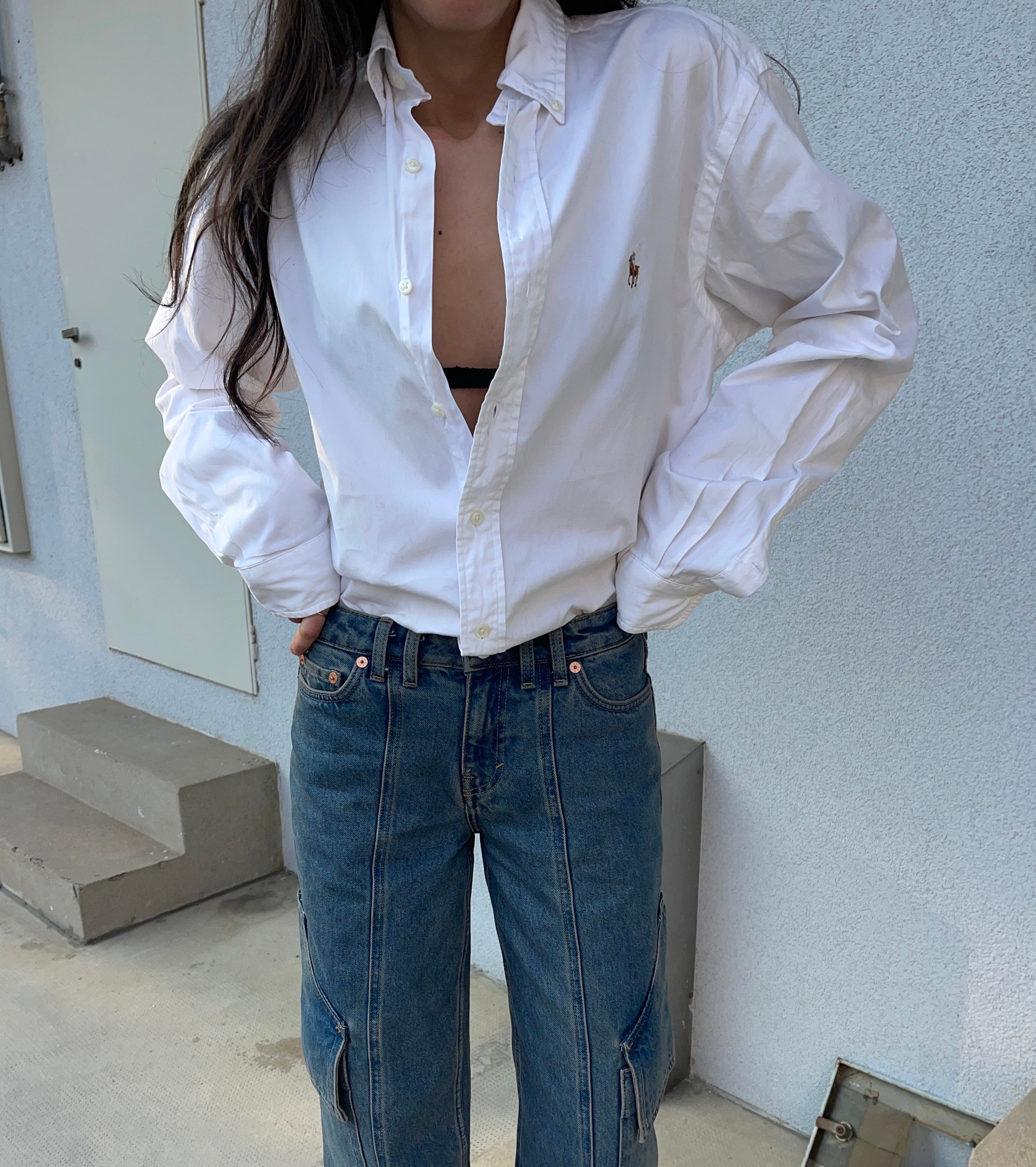 Vintage RL white shirt