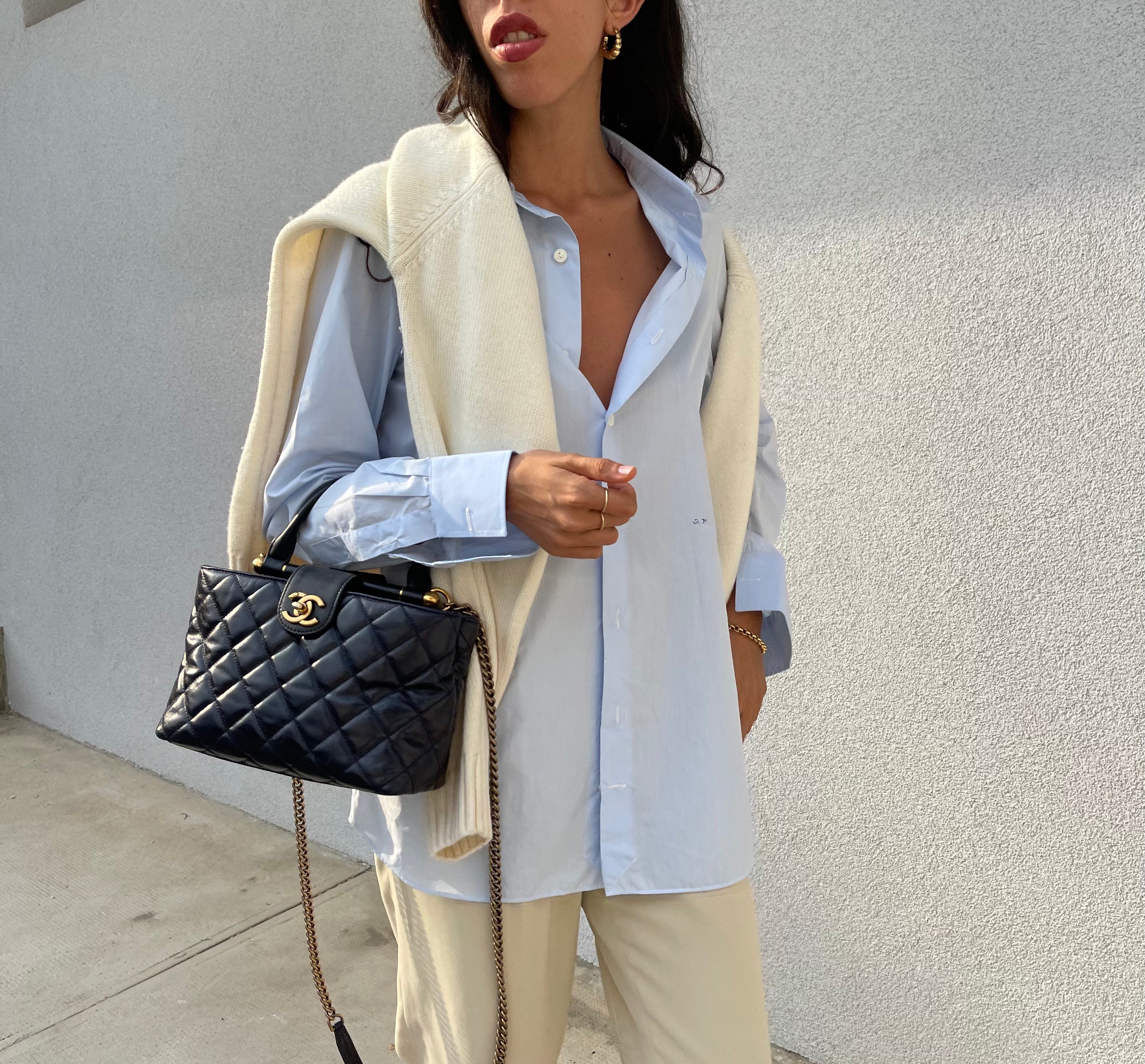 Light blue shirt
