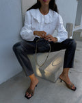 Collar cotton blouse