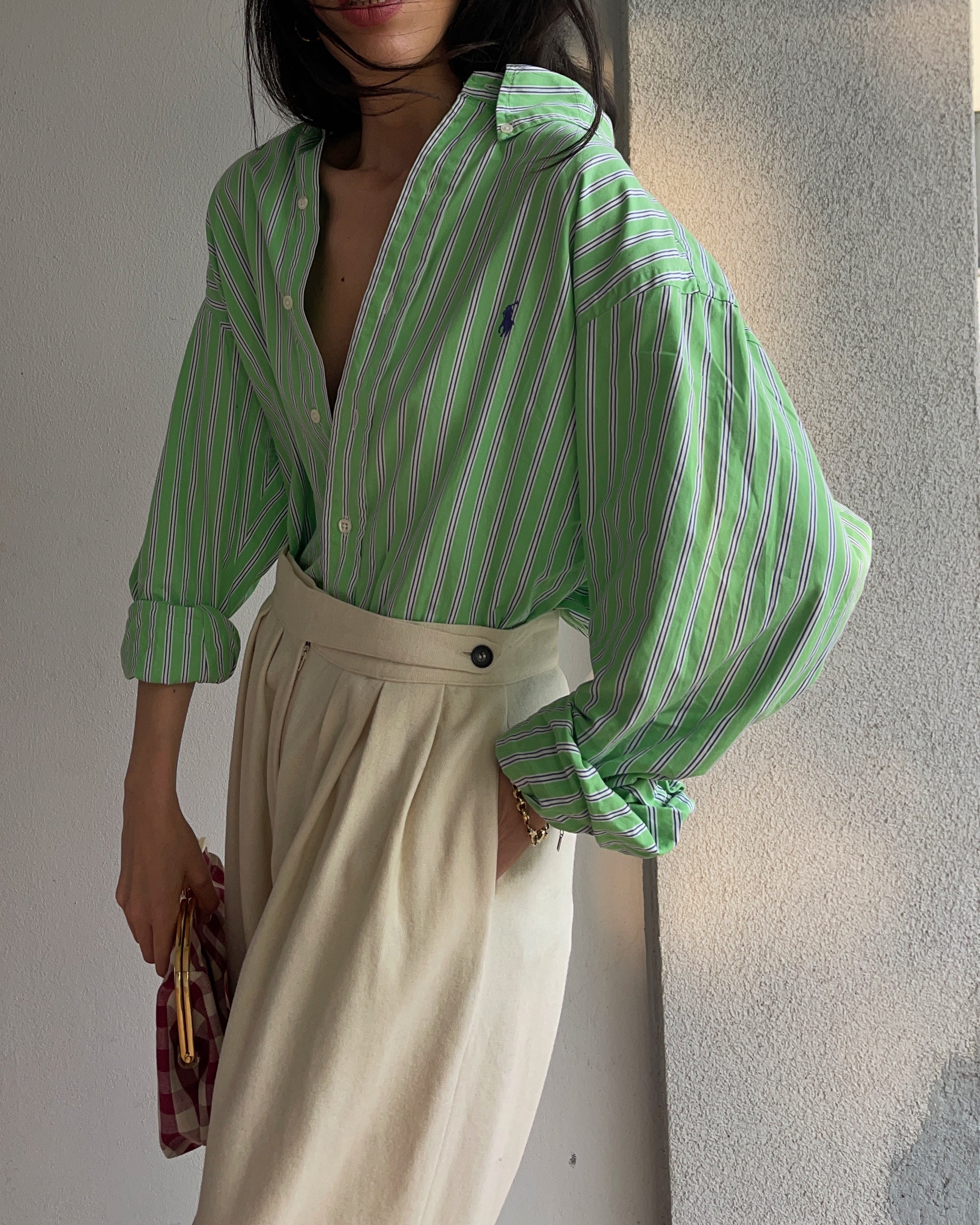 Ralph Lauren green shirt