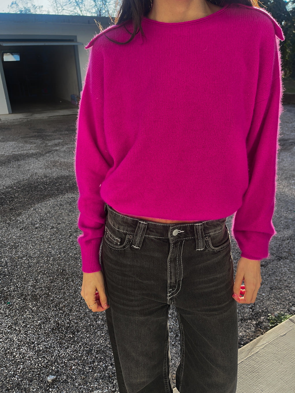 Fucsia jumper