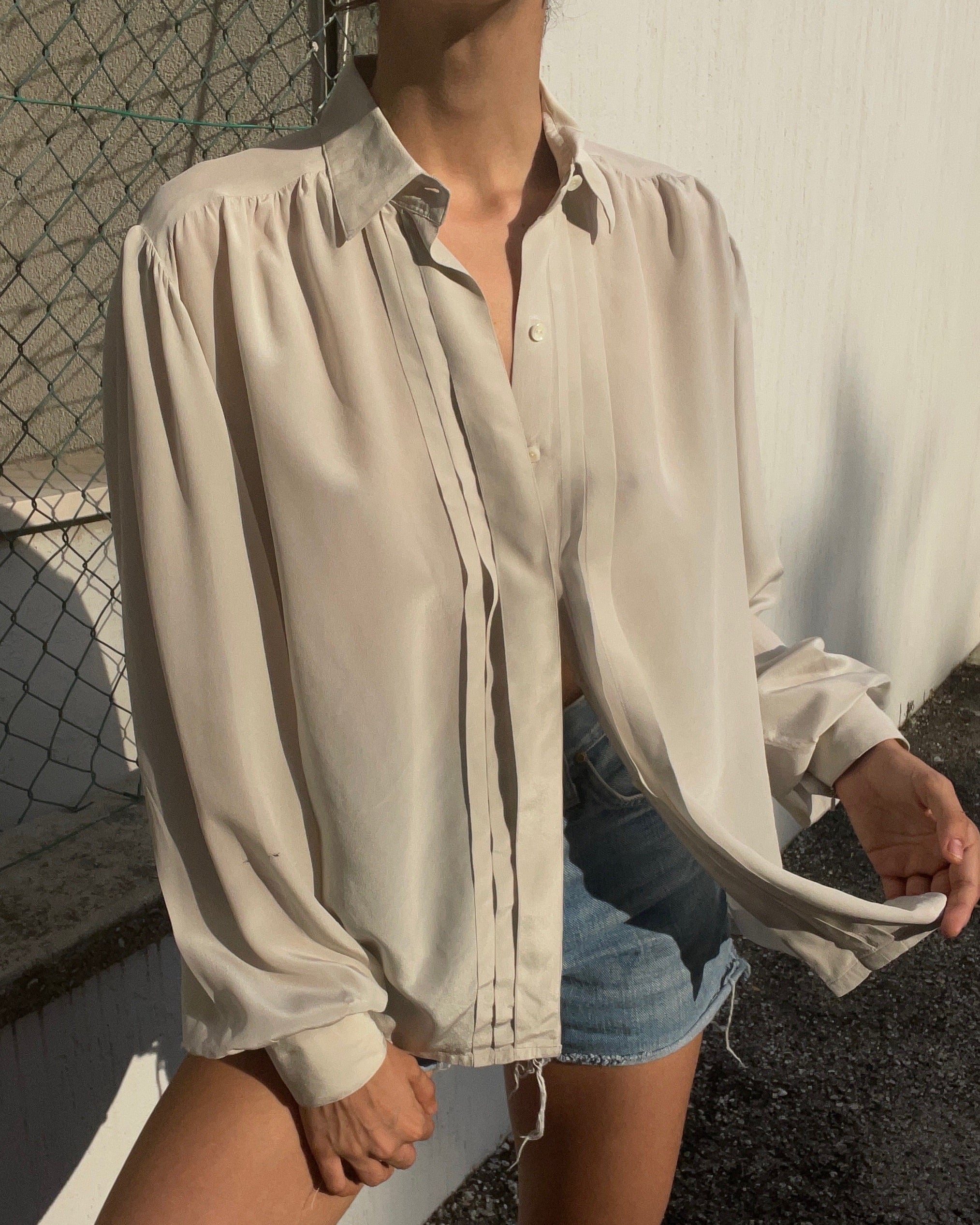 Camicia 100% seta