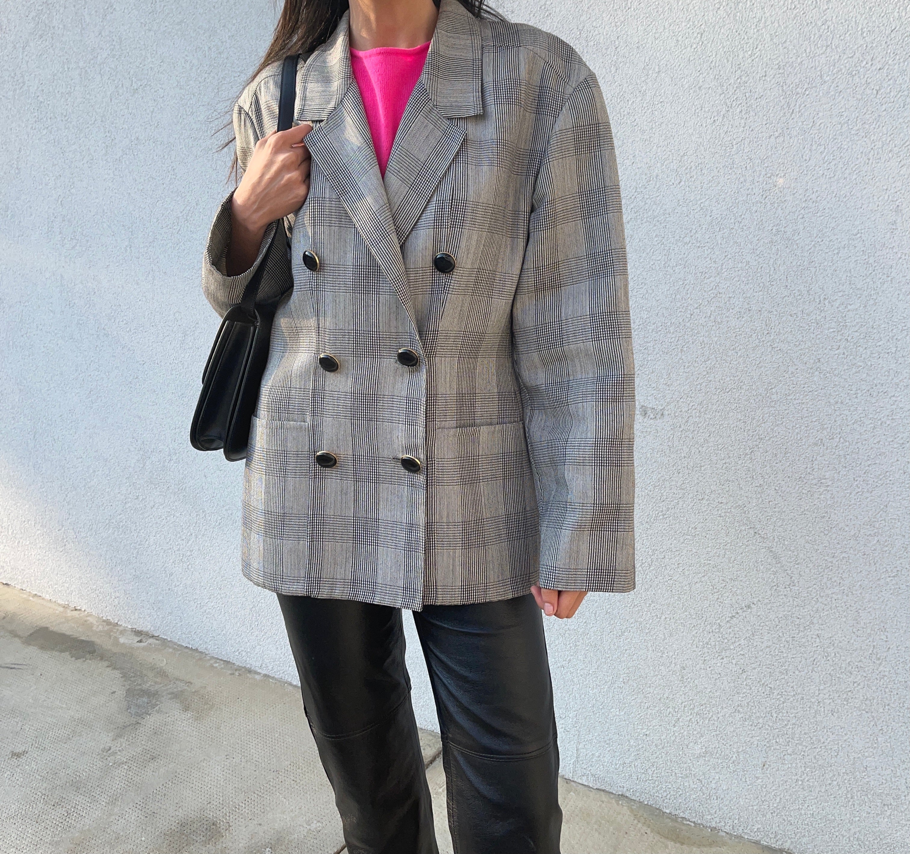 100% wool galles print blazer