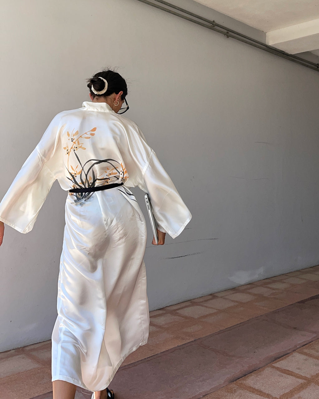 100 liquid silk kimono *