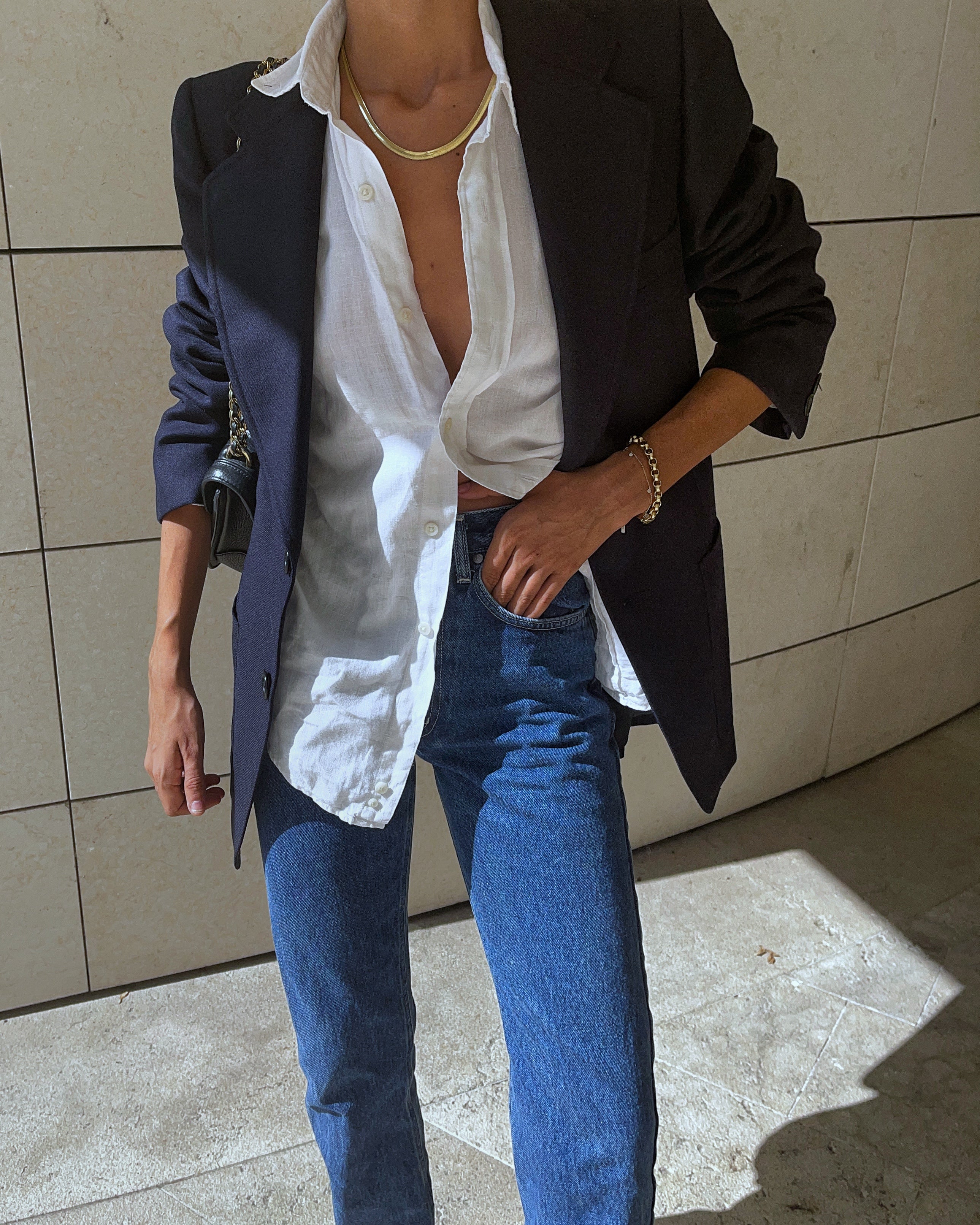 Blue blazer