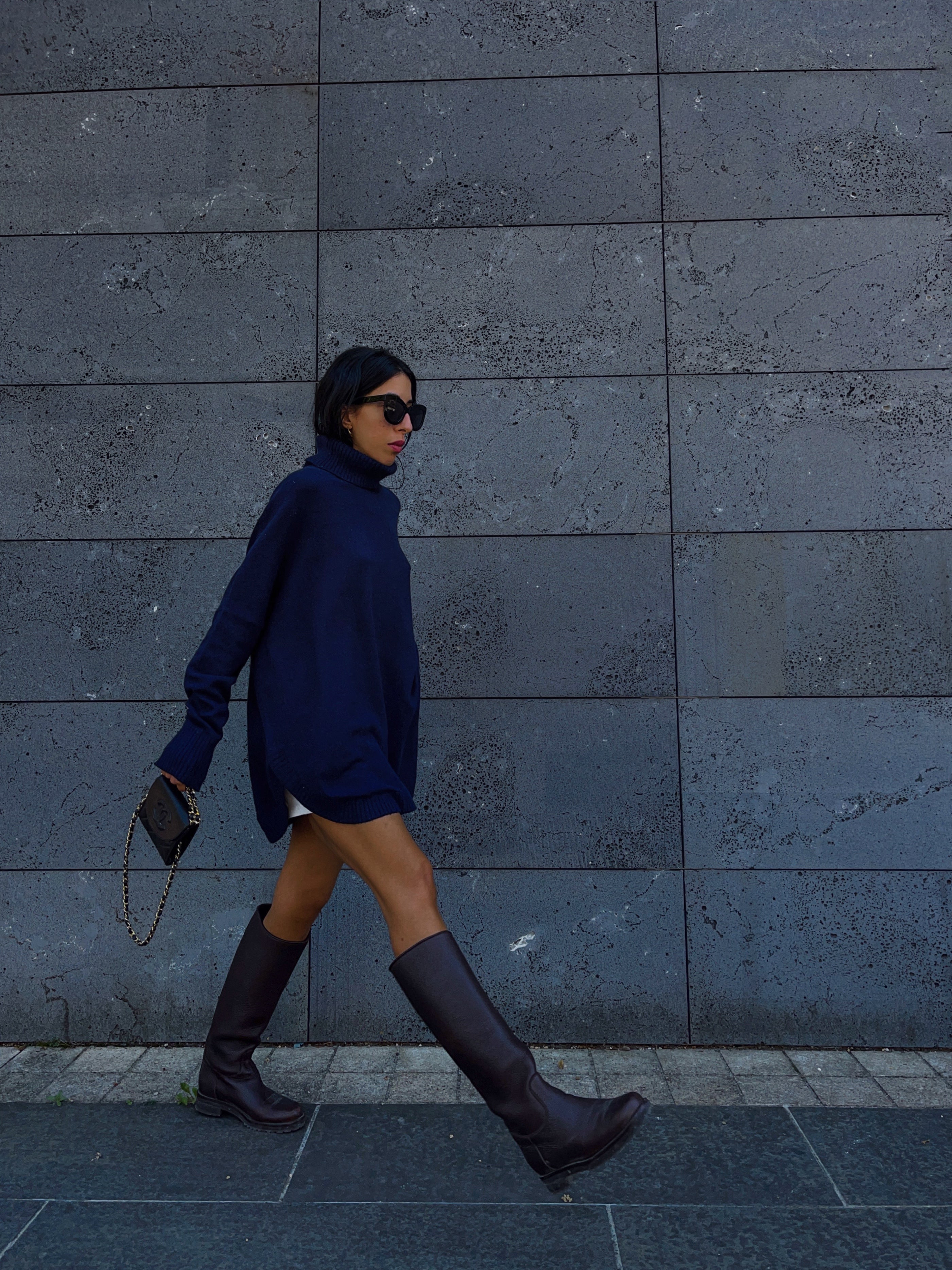 Blue maxi jumper