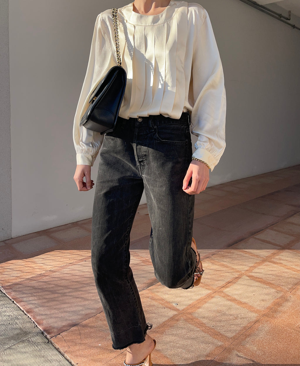 Liquid silk shirt