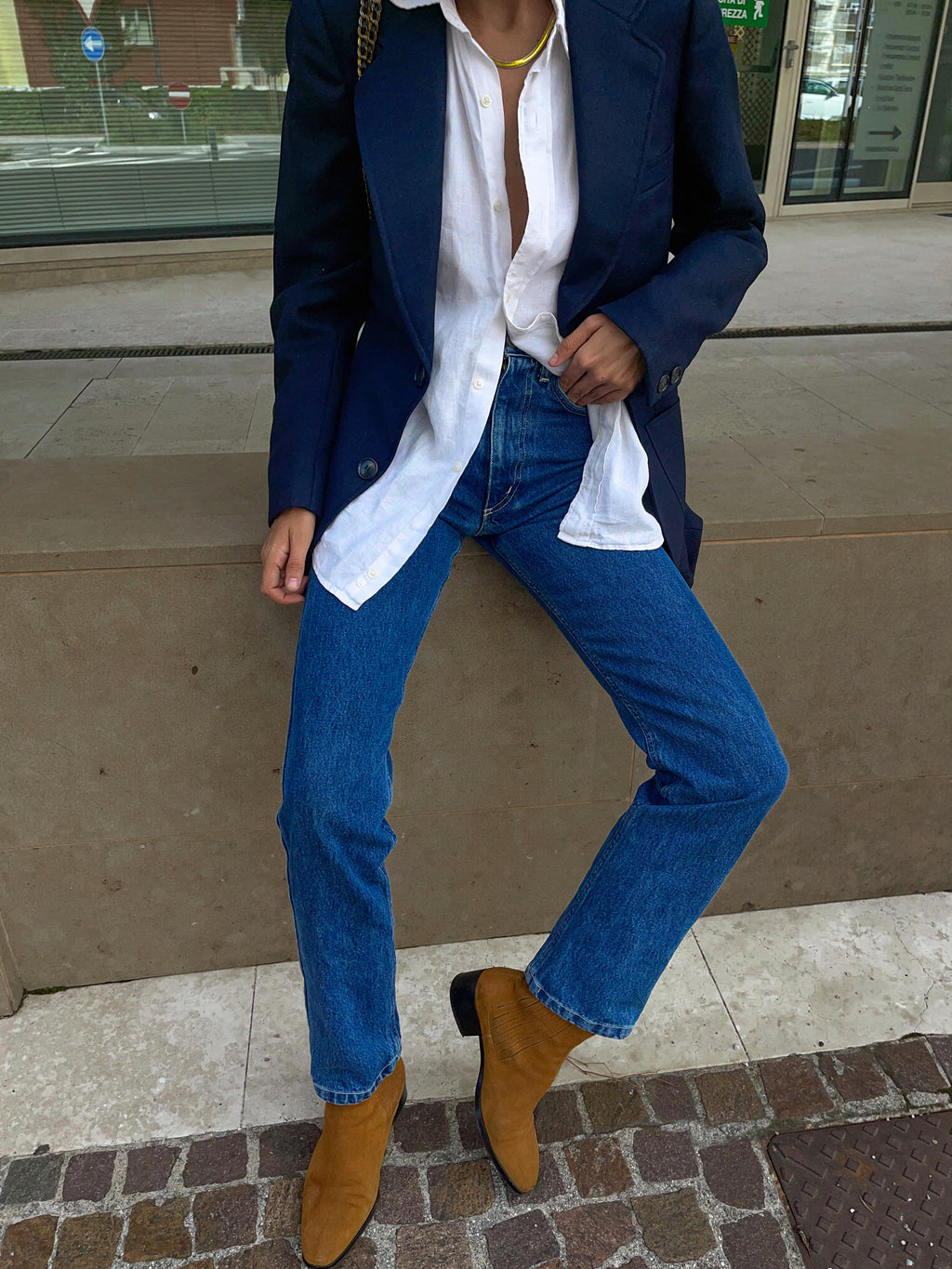 Blue blazer