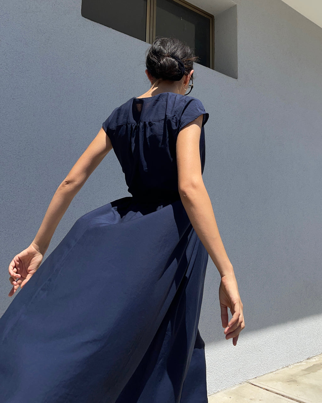 Blue dress