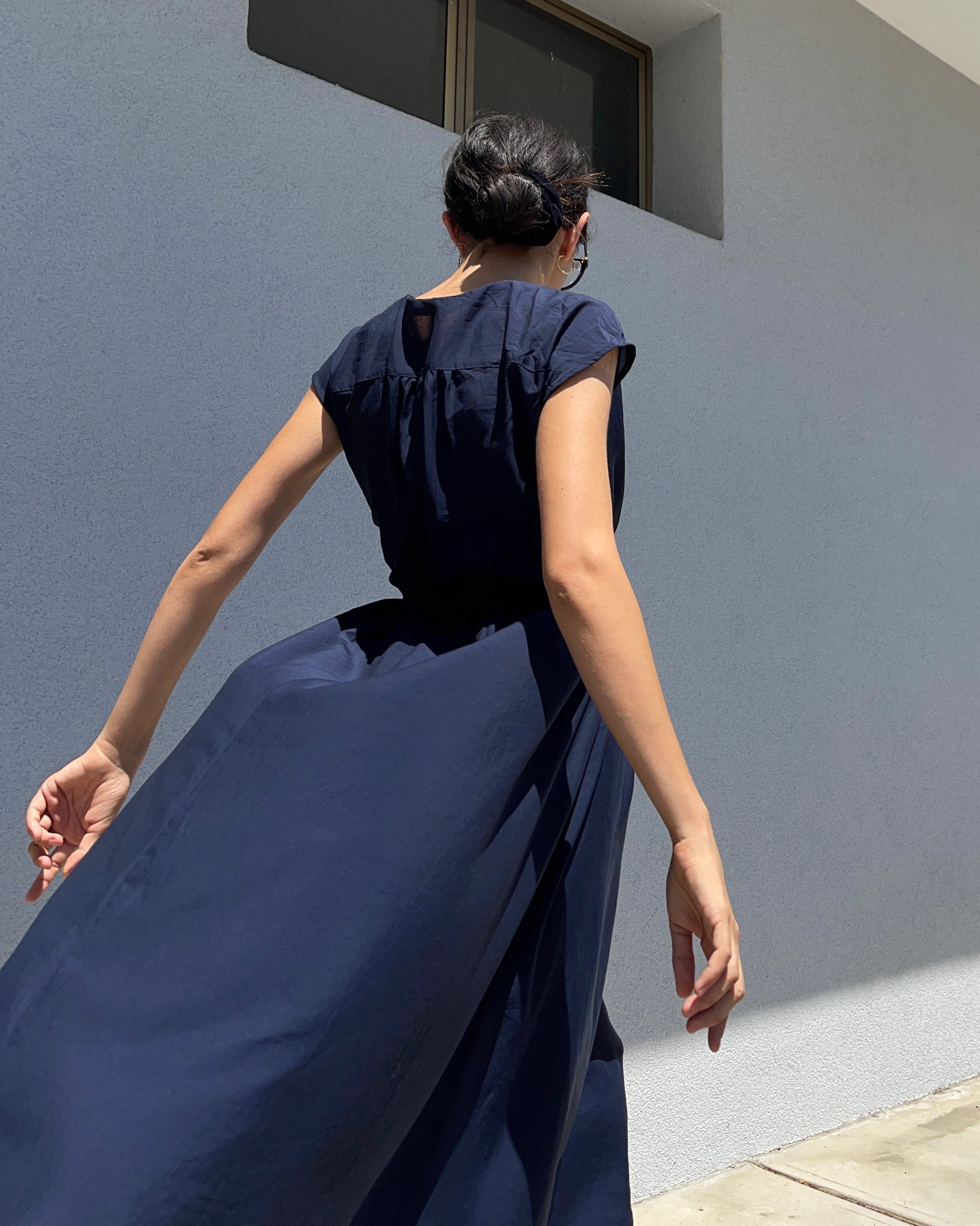 Blue dress