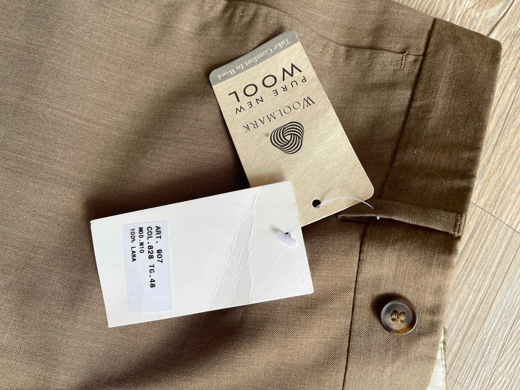 Pantalone sartoriale  uomo tabacco-camel