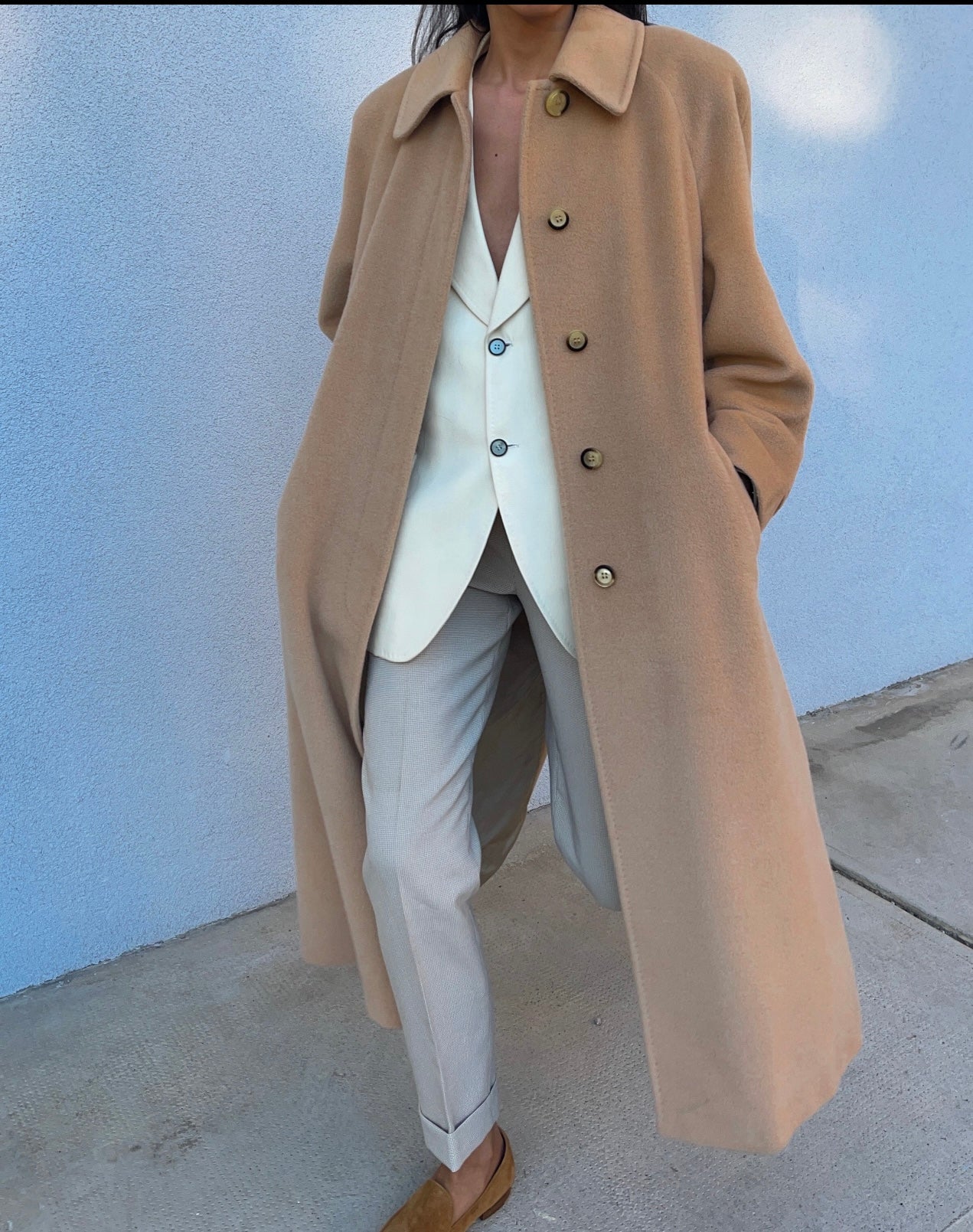 100 wool white blazer